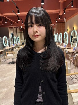 レイヤーカット　顔周り　【KAYO】