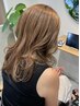 カット+白髪ぼかし(ハイライト)¥18700~→¥17600~(長さ料金あり)