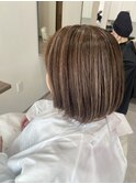 お白髪ぼかしハイライト