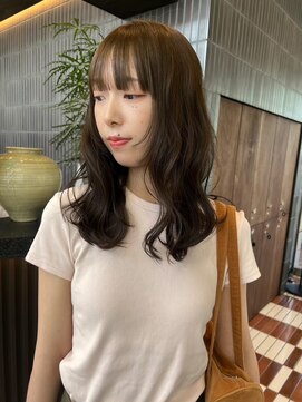 ノード(NODE) 栄カットカラー透明感ナチュラルロング