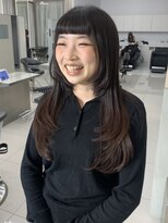 ザザ ZA/ZA 茗荷谷&nbsp;オン眉×フェイスレイヤー☆彡茗荷谷美容室