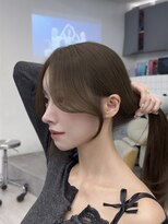 アマトウキョウ 表参道(AMA TOKYO)&nbsp;レイヤーカット 韓国ヘア 顔周りカット高島大登