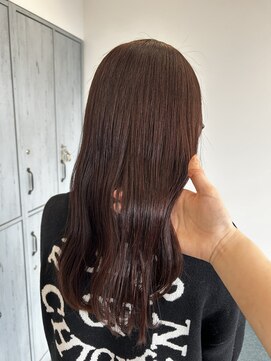 ロテ(LOTE.) 着物ヘア/ダークアッシュ/ミディアムレイヤーカット/一宮