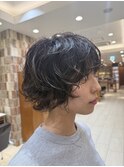 ショートパーマ/パーマヘア/ショートカット/ボブパーマ