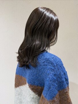 メゾンマイル 恵比寿(maison mile) オリーブグレージュ/透明感カラー/レイヤーカット/恵比寿駅