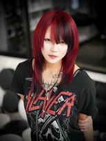 ディーカヘアーセンダイ(Di KA HAIR sendai) ”red×black”