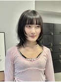 顔周り/カット/レイヤー/ミディアム/20代
