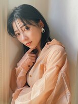 ラモードイワイインターナショナル(La Mode IWAI international) シースルーバングの韓国風ミディ