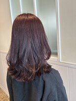 セツコ イタガキ(Setsuko itagaki)&nbsp;pink color × layer cut