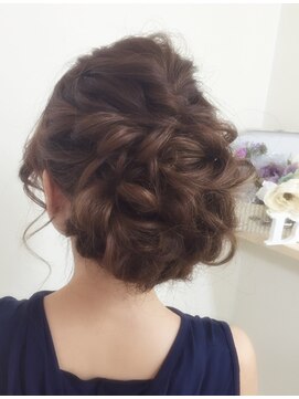 ヘアーセットサロン ピンキー(Hairset Salon Pinky) Pinky☆華やかシニヨン