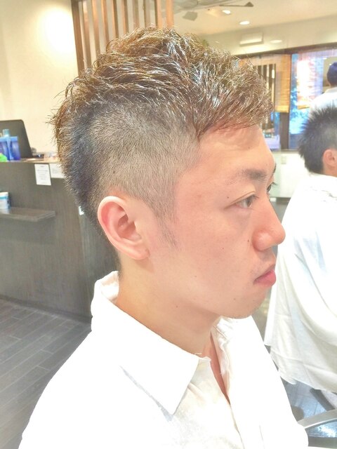 #くせ毛を活かす#リーゼントボウズ・Hommehair2nd