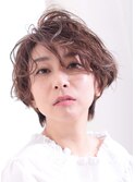 【Ａｓｈ自由が丘/坂本哲也】ひし形シルエットの無造作ショート