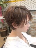ふんわり小顔ショート