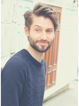 ジジバイワースホワイル(jiji by WORTH WHILE) くせ毛 外国人風パーマ七三