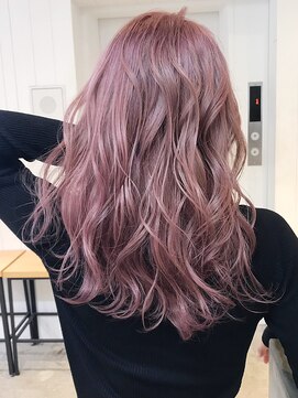 アイティー バイ アルバム 浦和店(IT by ALBUM) ピンクヘアー秋色ピンクグレープフルーツ_ba272821