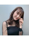 ふんわりレイヤーミディアム/フレンチガーリー/20代30代40代