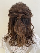 ノーブル 白金台店(Noble by PROGRESS)&nbsp;編み込みハーフアップ