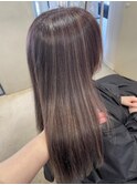 ＊お客様style＊ ライラックハイライトカラー