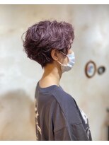 ヘアーリゾートガーデン 南林間店(Hair Resort Garden)&nbsp;外国人風アメジストカラー、クリープパーマ/エフラージュカット