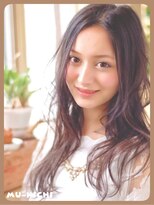 むーきち 三鷹(mu-kichi)&nbsp;大人かわいいセンターパートセミディー【mu-kichi　三鷹】