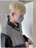 2回のブリーチで出来るブロンドカラー【Men`sANGELICA】