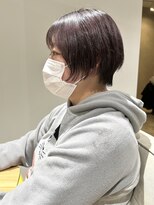 コト 福井大和田店(coto)&nbsp;福井　大和田　ショートヘア　ラベンダーアッシュ　丸みショート