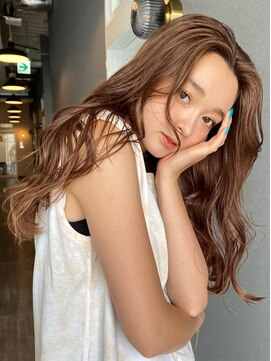 キティン 吉祥寺(kitin) 《kitin吉祥寺》　シースルーカラー　ロング　ウェーブ