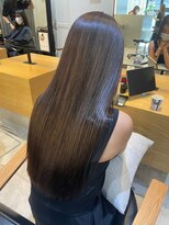 ジーナ 船橋(Zina)&nbsp;髪質改善＊ロングレイヤーグレーベージュ＊美髪【Zina船橋】