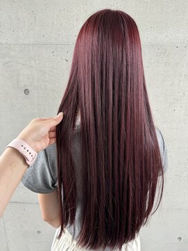 アチーブ ヘア デザイン(achieve hair design) #ワインレッド#レッドカラーニュアンスカラー艶カラー透明感