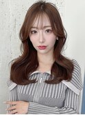 レイヤーカット 韓国ヘア 顔まわりカット くびれヘア