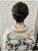 着物×ヘアアレンジ