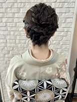 ザブックハンドサロン(The book hand salon)&nbsp;着物×ヘアアレンジ