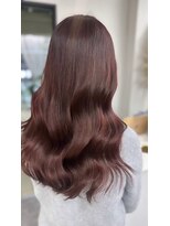 リア(riah) ハイライトカラーミルクティーベージュレイヤーカット