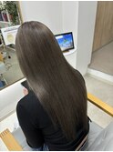 くすみベージュ/透明感カラー/韓国/髪質改善/奈良駅/奈良/