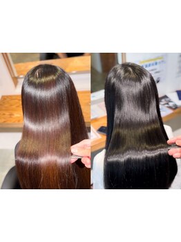 髪質改善オーダー多数！髪質改善に特化したお店だから叶う♪思わず触れたくなるウル艶髪に…☆