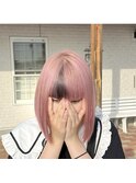 ペールピンク×ブラック【2ブリーチ