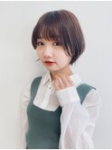 大人ショートボブ/ナチュラルボブ/丸みショート[花小金井]