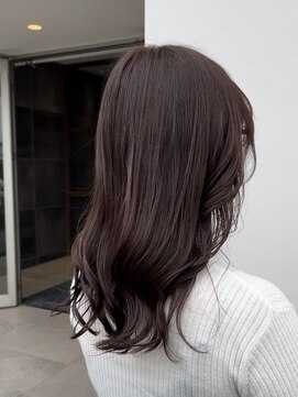 美容室 アイディー i-dee ピンクブラウン