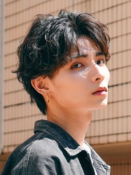 エリマ 横浜西口(elima) 横浜西口センターパートニュアンスパーマフェザーショート緩め