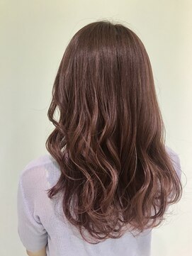 ベルダ 高槻(BELDAD) 髪質改善カラー　ピンクベージュ