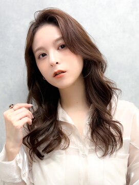 ラフィスヘアー シャルム 渋谷店(La fith hair charme) 【La fith】エアリーロング×ニュアンスカラー×センターパート