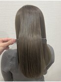 オリーブベージュ/オリーブグレージュ/髪質改善/ブリーチ無し