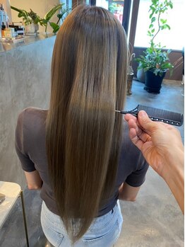 ロメリ(Romeri)の写真/髪質改善×縮毛矯正でスルンと自然なストレート◎西大橋/西長堀/四ツ橋/心斎橋/本町/新町