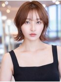 20代30代大人かわいいくびれヘア/ミディアムレイヤーカット