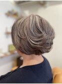 おとな白髪ぼかしハイライト