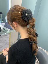 ラ ミュウ バイ ディーアンドティー(LA MIU by D&T)&nbsp;【高尾指名限定】編みおろしヘアセット