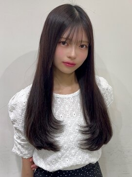 アイウィル(Ai WilL) グレージュカラー 暗髪 うるつやストレート ダメージレス