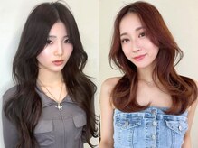 韓国レイヤーカット（前髪なし）