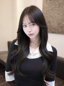 ジュノヘアージャパン 表参道(JUNO HAIR JAPAN) 韓国ヘア くびれレイヤー 顔周りカット イルミナカラー