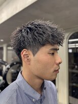 ニコ トウキョウ ロジック(nico TOKYO Logic)&nbsp;刈り上げアップバングスパイキーショートパーマスパイラルパーマ